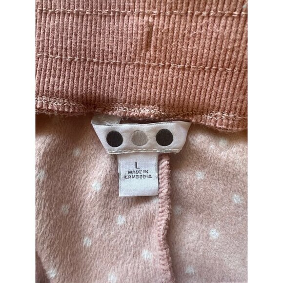 Three Dots Velour drawstring Joggers  size Large - Picture 3 of 7